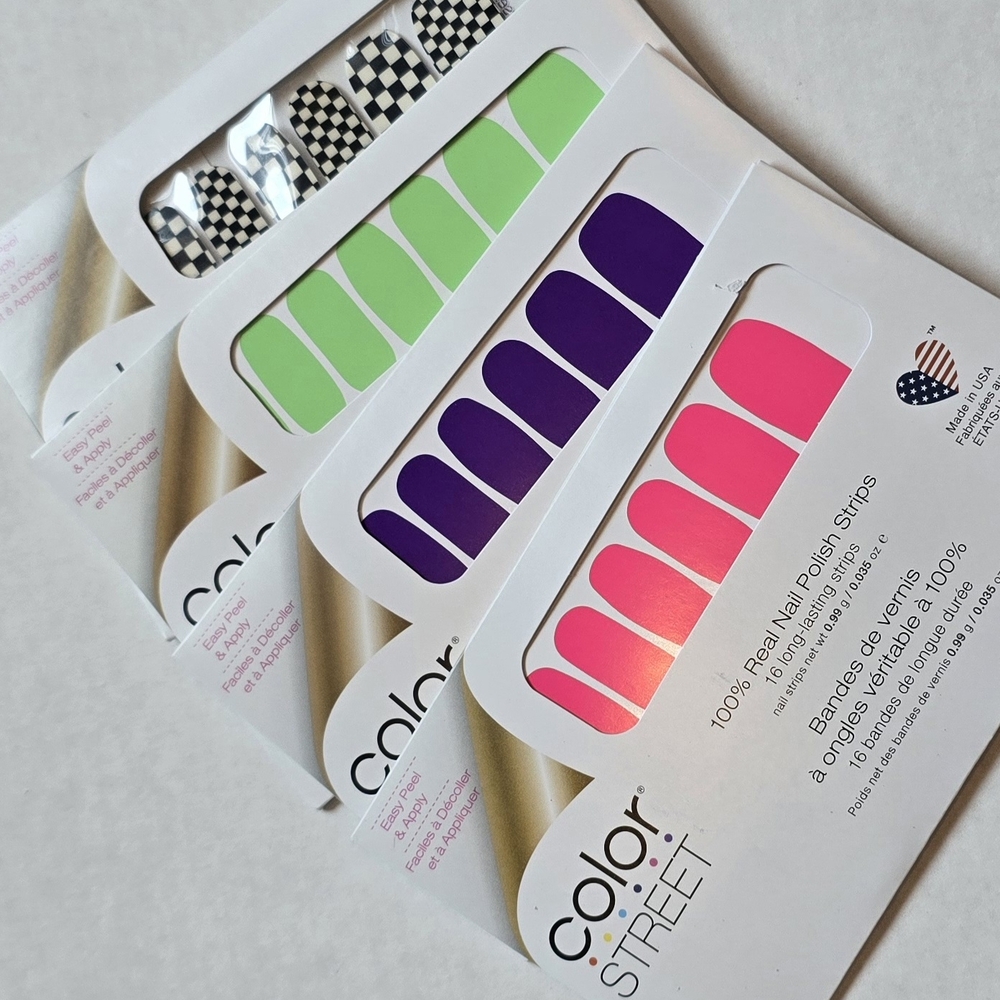 Color Street Nail Polish Strips Set